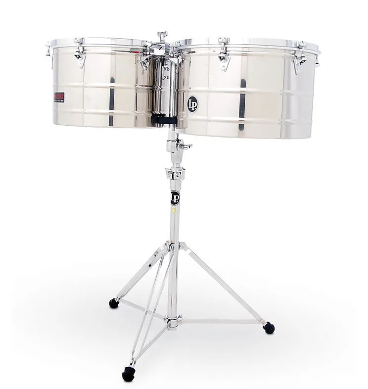 Ensemble de timbales Thunder Timbs en acier inoxydable LP Latin Percussion LP1516-S Prestige Series 15/16" *EN STOCK*